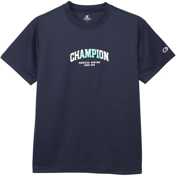 ACL 半袖Tシャツ た Amazon | [チャンピオン] Tシャツ 半袖 丸首 抗菌防臭 速乾